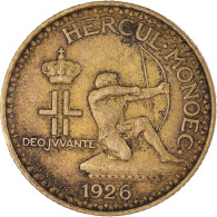 Monnaie, Monaco, Louis II, Franc, 1926, Poissy, TTB, Bronze-Aluminium - 1922-1949 Louis II