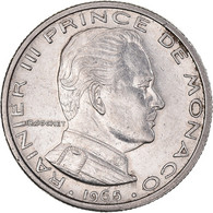 Monnaie, Monaco, Rainier III, 1/2 Franc, 1965, TTB+, Nickel, Gadoury:MC 149 - 1960-2001 Nouveaux Francs