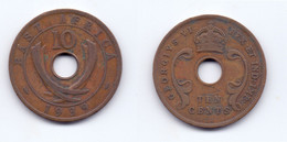 East Africa 10 Cents 1939 KN - British Colony