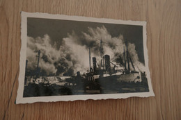 CPA Carte Photo Algérie R.Raynal Tempête 1931port Bateaux - Alger