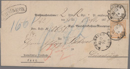 Deutsches Reich - Brustschild: 1872/1875, Sammlung Von Ca. 180 Briefen/Karten/we - Collections