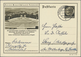 Deutsches Reich - Ganzsachen: 1939/1942, Bildganzsache 6 Pfg. Hindenburg, Sauber - Autres & Non Classés