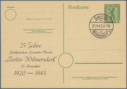 DDR - Ganzsachen: 1945/1990, Vielseitiger Posten Von Ca. 540 Ganzsachen SBZ, DDR - Autres & Non Classés