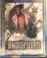 2018 WWE UNDISPUTED KOFI KINGSTON Relic Trading Card 02/99 Wrestling - Tarjetas