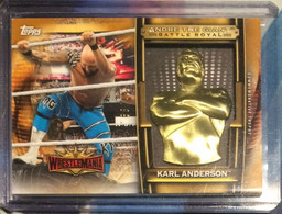 2020 WWE Road To Wrestlemania KARL ANDERSON Andre The Gaint Battle Royal Commemorative Trophy AG-KA Bronze 61/99 - Trading Cards