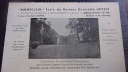 92 RARE BELLEVUE MEUDON  1 Grande Rue Montclair Ecole Docteur Henriette Hoffer - Meudon