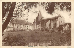 - Creuse -ref-A466- Royère - Vue Sur L Eglise - - Royere