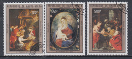 Haute Volta P.A. N° 248 / 50  O  Noël, Les 3 Valeurs Oblitération Légères, TB - Haute-Volta (1958-1984)