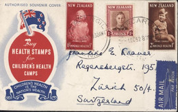 New Zealnd YT 291 315 316 Princess Anne Prince Charles Buy Health Stamps For Children's Health Camps Air Mail - Covers & Documents