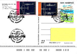 SAN MARINO - 2004 24° GP Auto F1 Autodromo Enzo E Dino Ferrari Imola (musetto Auto F1) Su Cartolina S.Marino - 9308 - Storia Postale