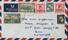 New Zealand YT 283 298 387 388 424 X2 By Air Mail CAD Auckland + Thames NZ 26 JAN 1965 + Flamme - Lettres & Documents