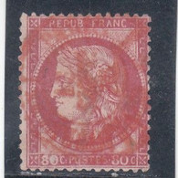 France - Année 1871/75 - N°YT 57 - Type Cérès - Oblitération CàD Rouge Des Imprimés - 80c Rose - 1871-1875 Ceres