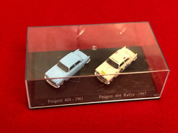 Coffret Peugeot 404 (1961) Peugeot 404 Rallye (1967) Échelle HO Universal Hobbies - Schaal 1:87