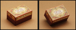Boîte Publicitaire Anglaise En Carton Marquée "Stamps" Et "Write To Me Of Ten", 1 Comp., 80x55x40 Mm, état Neuf - Stamp Boxes