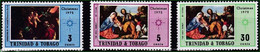 1972Trinidad & Tobago. Mi: 311-313** / Y&T: 315-317** Christmas - Trinidad & Tobago (1962-...)