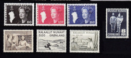 GL133 - GREENLAND – 1980 – FULL YEAR SET – Y&T # 107/13 MNH 9,85 € - Volledige Jaargang