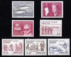 GL136 - GREENLAND – 1983 – FULL YEAR SET – Y&T # 128/34 MNH 32 € - Volledige Jaargang