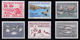 GL139 - GREENLAND – 1986 – FULL YEAR SET – Y&T # 151/6 MNH 17,25 € - Full Years