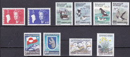 GL142 - GREENLAND – 1989 – FULL YEAR SET – Y&T # 177/86 MNH 31 € - Komplette Jahrgänge