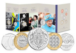 UNITED KINGDOM 2022 COIN BU ANNUAL SET – ORIGINAL - GREAT BRITAIN GRAN BRETAÑA GB - NUEVO - NEUF - NEW - Nieuwe Sets & Proefsets