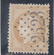 France - Année 1871/75 - N°YT 59 - Type Cérès - Oblitération Losange G.C.- 15c Bistre - 1871-1875 Ceres