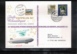 Schweiz / Switzerland 2002 5th Zeppelin NT Christmas Post Interesting Cover - Zeppelin