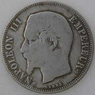 FRANCE - NAPOLEON III - 1 Franc 1860BB - TB - Gad. : 460 - 1 Franc