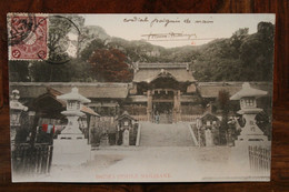 CPA Ak 1906 Japon Nagasaki Voyagée Post Imperial Japan Hand Colored Adressée Torpilleur Escadre Extreme Orient - Autres & Non Classés