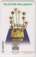 MADAGASCAR - Euromarket Award , 25 U, Tirage 450.000, Used - Madagascar