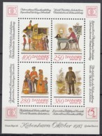 DÄNEMARK  Block 6, Postfrisch **, Internationale Briefmarkenausstellung HAFNIA ’87 1986 - Blocks & Sheetlets