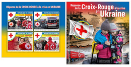 Guinea  2022 Red Cross Response To The Crisis In Ukraine. (239) OFFICIAL ISSUE - Croce Rossa