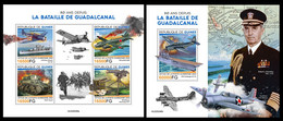Guinea  2022 80 Years Since The Battle OfGuadalcanal. (246) OFFICIAL ISSUE - Seconda Guerra Mondiale