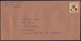 NEW ZEALAND 1985 COVER To USA - Faint Beckenham CDS @D6497 - Cartas & Documentos