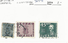 56591 ) Sweden   Postmark Cancel - Collections