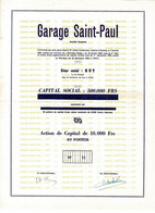 Titre De 1969 - Garage Saint-Paul à Huy - Rare - Auto's