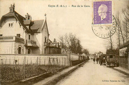 Cloyes * La Rue De La Gare * Villas * Attelage - Cloyes-sur-le-Loir