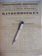 AGENTSCHAP DECHENNE - Kinderboeken Jeugdbibliotheek Prospectus (voor 1950) - 1900 – 1949
