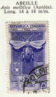 ITALIE - Faune, Abeille, Travail - Y&T N° 646 - 1953 - Oblitéré - 1946-60: Usati