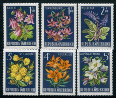 AUSTRIA 1966 Alpine Flora MNH / **.  Michel 1209-14 - Nuovi