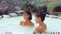 Télécarte Japon * FEMME EROTIQUE (7236) BATH * PHONECARD JAPAN * TELEFONKARTE *  BATHCLOTHES LINGERIE - Fashion