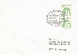 B PU 615 Blanko Umschlag  50 Pf CD  Scloss Inzlingen, Berlin 12 - Sobres Privados - Usados