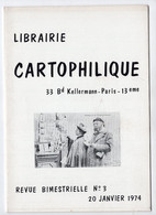 LIBRAIRIE CARTOPHILIQUE - Revue Bimestrielle N° 3 - Voir Sommaire - Francese