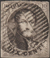 Belgique 1858 COB 10A Oblitéré D 46 Paliseul Ou Court-St-Etienne. Rare - Postmarks - Lines: Distributions