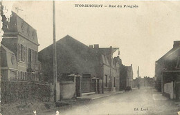 - Nord - Ref-A909- Wormhoudt - Rue Du Progrès - Voir Description - - Wormhout