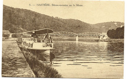 JM23.09 / CPA /  HASTIERE / LE BATEAU-EXCURSION SUR LA MEUSE - Hastière