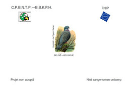Belgie Buzin Birds Vogels NA44 HOUTDUIF Le Pigeon Ramier Niet Aangenomen Ontwerp 2022 (levering Vanaf 12/10) - Niet-aangenomen Ontwerpen