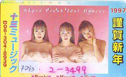 Télécarte Japon * FEMME EROTIQUE (7293) BATH * PHONECARD JAPAN * TELEFONKARTE *  BATHCLOTHES LINGERIE - Mode