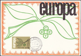 Grèce - Griechenland - Greece CM 1965 Y&T N°869 - Michel N°891 - 4,50d EUROPA - Maximum Cards & Covers