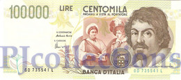 ITALIA - ITALY 100000 LIRE 1994 PICK 117b AUNC PREFIX "D" - 100000 Liras