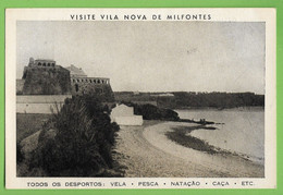 Vila Nova De Milfontes - Vista - Café Miramar. Beja. Portugal. - Beja